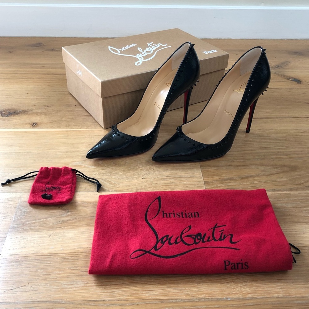 Anjalina 100mm Patent Givree, Christian Louboutin Size 37